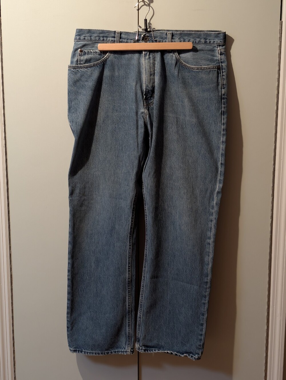GAP 1969 Easy Fit Mens Blue Jeans Vintage Medium Wash 38x32